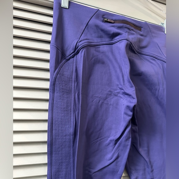 lululemon athletica Fleece lined Leggings Purple size 12 #0121 - Picture 3 of 5